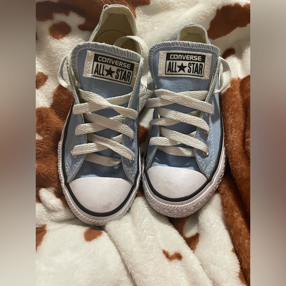 Light blue kids converse size 13 - Picture 1 of 4